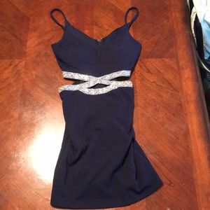 Women’s navy blue dress